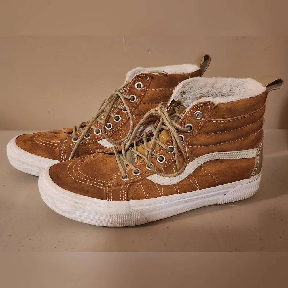 Vans Sk8-Hi MTE Cumin/ Slate Green Men's Size 8  EUC - Picture 5 of 11
